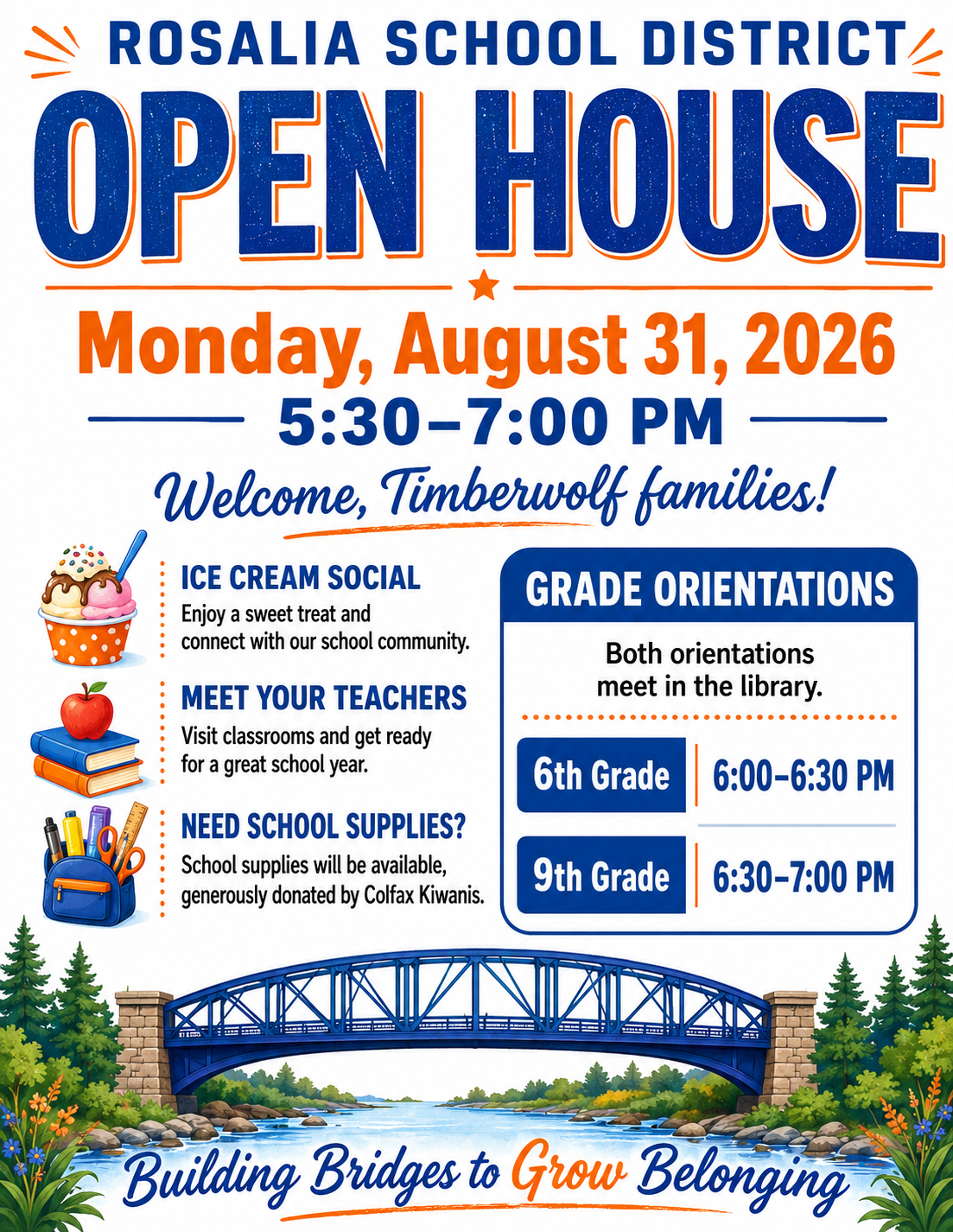 Flyer for Open House